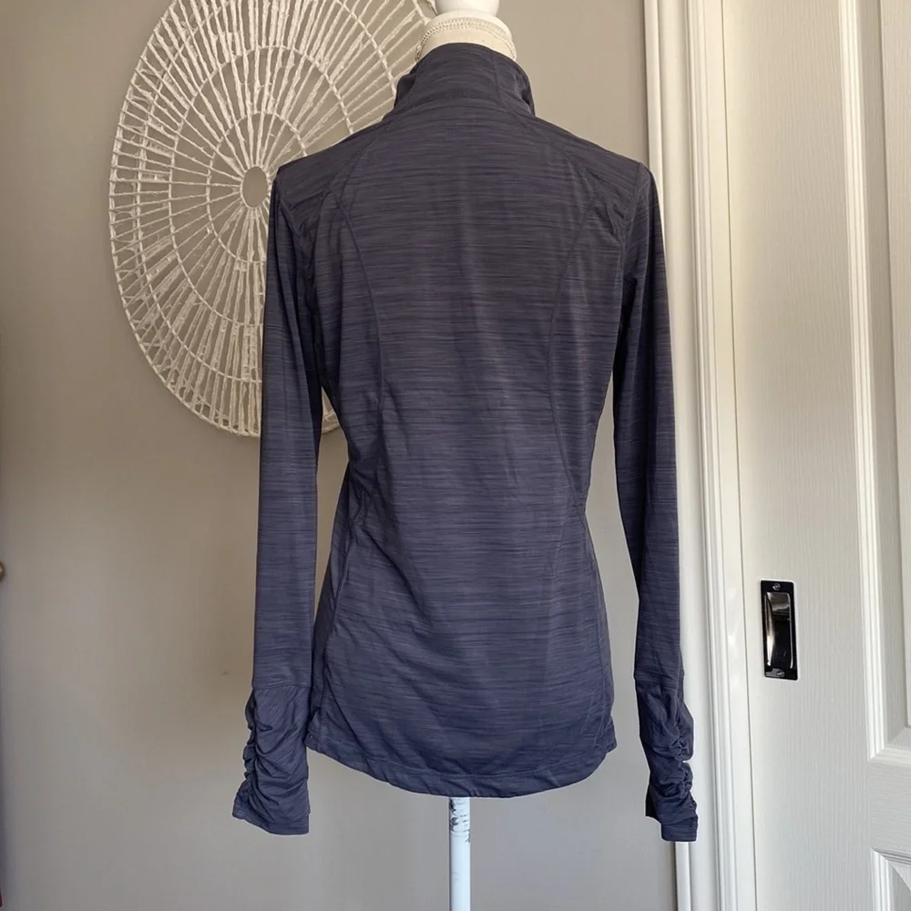 Kirkland - Mock Neck 1/4 Zip Track Jacket in Grey​​​​​​​​​​​ - Picture 3 of 8